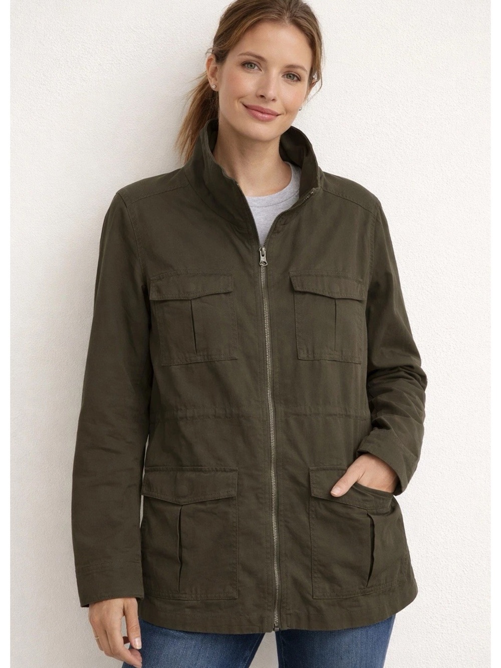 Women's Columbia Utility Zip Riverfront Jacket with Flap Pockets